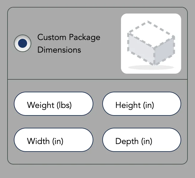 The first card open, four empty number boxes under its heading